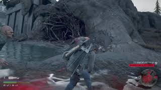 Days Gone Зараженная Зона на Реке Тамблбаг.