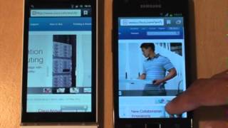 Sony Xperia S vs Samsung Galaxy S2 Browser, Speed, Rendering & Benchmark Test