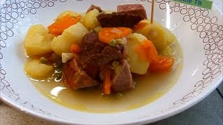 Картофель тушеный с копченым мясом 1