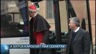 Érkezik az új Pápa - Már második napja üléseznek a bíborosok a Vatikánban "2013.03.05."