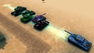 DOUBLE kills shots ТАНКИ ОНЛАЙН сквозные рельсы PORTES_S