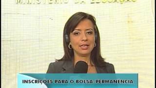 Bolsa-permanência para alunos carente do ensino superior - Repórter Brasil (manhã)