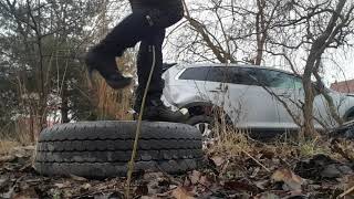 Breaking heels on a tire ?