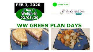 FEB 3 2020  |What I ate on MY WW GREEN PLAN