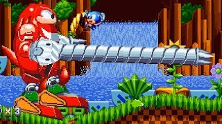 Classic Knuckles Over Eggman | Sonic Mania PLUS Mods ❄ Gameplay