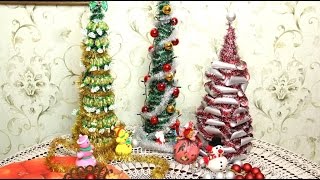Новогодняя елка из конфет своими руками пошаговое