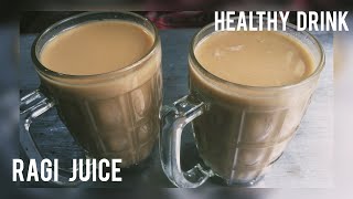 Ragi juice recipe/ ರಾಗಿ ಜ್ಯೂಸ್ /  finger millets juice / ragi milkshake recipe/ healthy drink recipe