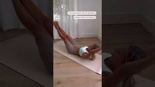 Pilates abs workout | #workout #homeworkout #shorts #abs #fitness