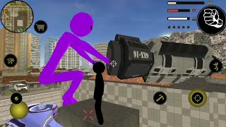 Stickman Rope Hero Vice Town Fan Made (Naxeex LLC) Android Gameplay HD