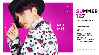NCT 127 - Summer 127 (Line Distribution)