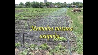 Способы полива огорода, какой лучше ???