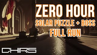Destiny 2: Zero Hour Solar Configuration + Boss - Puzzle Guide in the Description