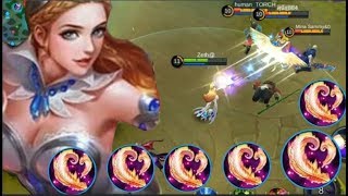 ODETTE FULL MAGIC DAMAGE BUILD | ONESHOT EVERYTHING (Mobile Legends)