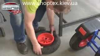 Ремонт колеса веломобиля Berg TOYS. Как установить камеру.
