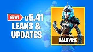 *NEW* Fortnite LEAKS & Updates! Female Ragnarok - Valkyrie (Patch v5.41)