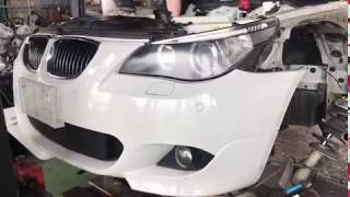 Снятие двигателя BMW 5 серия Е60