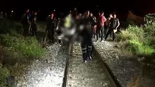 รถไฟทับร่างชายปริศนาที่หัวหิน ชิ้นส่วนขาดกระจายเกลื่อนรางรถไฟ
