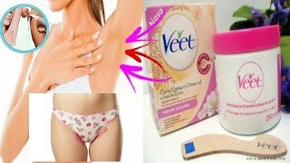 DEPILAÇÃO TOTAL DA VIRILHA E AXILAS COM CERA QUENTE - Em Casa.