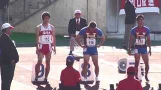 男子100mＢ決勝＠第10回 田島直人記念陸上競技大会