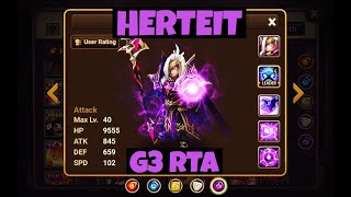 Summoners War - Herteit in G3 RTA (Dark Lightning Emperor)