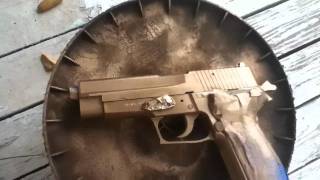 How to paint your airsoft pistol gold.