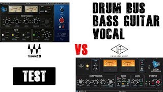 Api 2500 Compressor - Uad vs Waves | Plugin Shootout