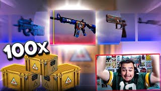 Abri 100 CAIXAS PRISMÁTICAS no CSGO! *Ganhei Skins RARAS* - CSGO Open Case