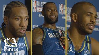 Lebron James, Kawhi Leonard, and Chris Paul on the new All-Star format and Kobe Bryant celebrations
