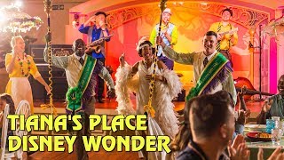 Tiana's Place restaurant aboard Disney Wonder cruise ship