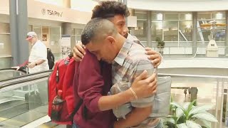 Teen and Dad Tearfully Reunite at Ohio Airport After Border Separation