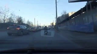 Дебилы на мопеде. Архангельск.