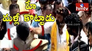 బాలకృష్ణకు మళ్లీ టెంపర్ లేచింది | Balakrishna Slap TDP Activist In Hindupur | hmtv