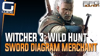 Witcher 3: The Wild Hunt - Lvl. 40+ Sword Diagrams Merchant Location