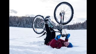 Снежная покатушка на фэтбайке и не только