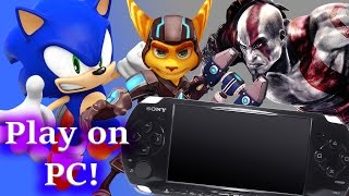 How to play PSP Games on PC 2016!