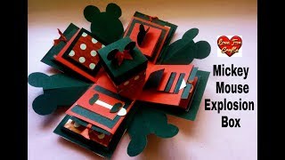 Explosion Box Tutorial | Mickey Mouse Themed Explosion Box