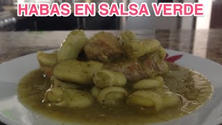 HABAS EN SALSA VERDE