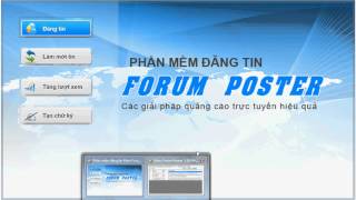Huong dan su dung phan mem dang tin iNET Forum Poster