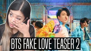 BTS (방탄소년단) 'FAKE LOVE' TEASER 2 REACTION | Breaking down teaser
