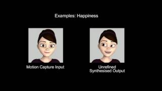 Data-Driven Approach to Synthesizing Facial Animation Using Motion Capture