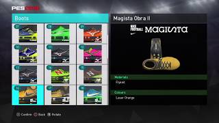 PES 2018 Data pack 1 | New boots & Updates