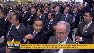 Michel Temer assina revisão de procedimentos da fiscalização sanitária dos produtos de origem animal