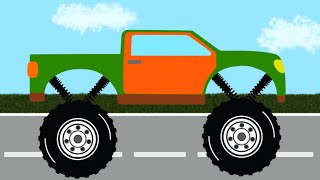 Машинки. Монстер Трак. МУЛЬТИК-Конструктор для детей. Monster Truck.
