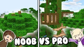 CASA DEL ÁRBOL NOOB VS PRO EN MINECRAFT