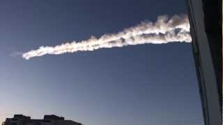 Взрыв метеорита над Челябинском. 15.02.2013 meteor, asteroid Chelyabinsk