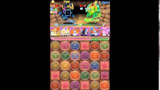 【パズドラ】水曜ダンジョン地獄級を天ルシ×闇ノエルでノーコンクリア