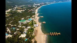 Отдых в Турции. Пляж отеля " Marin" 3*. Поселок Белдиби.