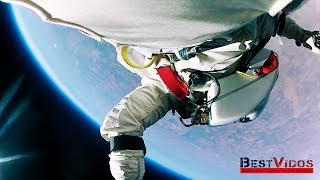 Прыжок из космоса на землю и 3 мировых рекорда