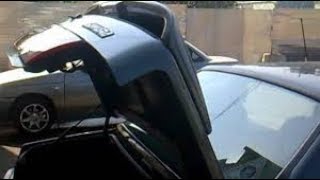 Газовые упоры от ВАЗ 2108 установил на багажник ВАЗ 2115 вместо торсионов багажника.