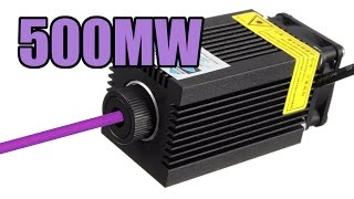 Purple 405nm 500mw Laser Module Review